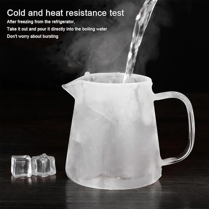 Glass Herbal Tea Pot with Stainless Steel Filter 750mls / 1000mls
