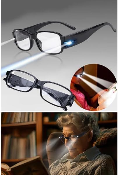 Relaxing LED Light Reading Glasses