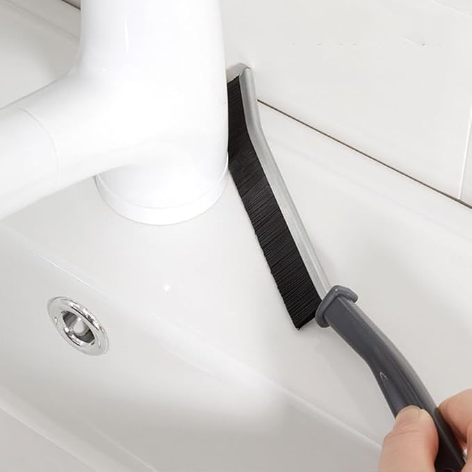 Long Handle Cleaning Brush Set, 3 Pack, Black