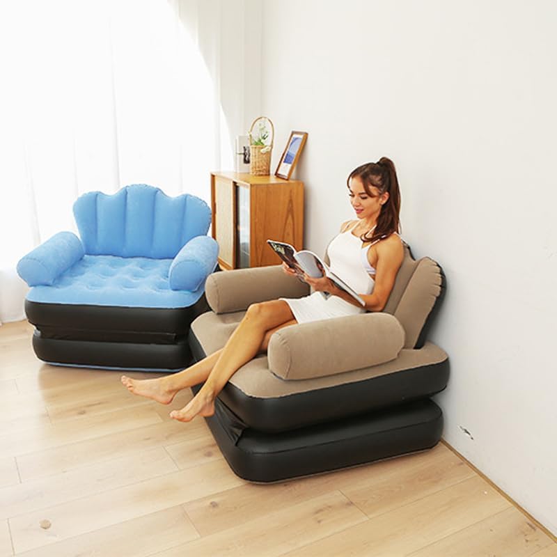 Inflatable Sofa Outdoor Adult Lazy Sofa Multifunctional Five in One Inflatable Bed