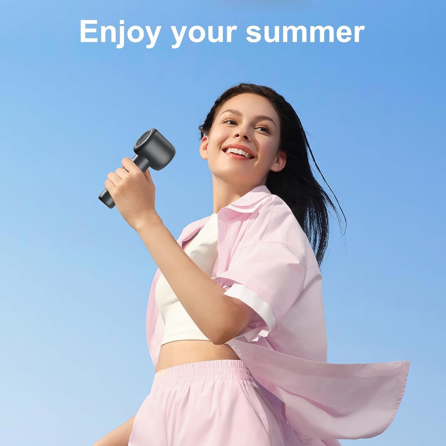 Portable Handheld Fan with Adjustable High Speed