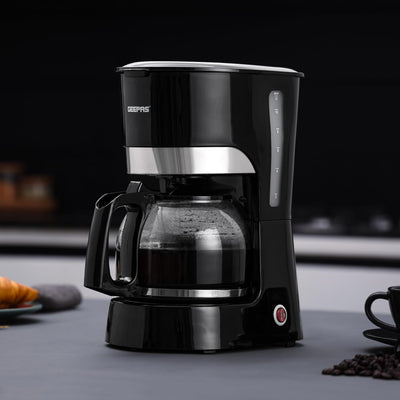 Coffee Maker, 1.5L Removable Filter Coffee Machine, | High Temperature Glass Carafe