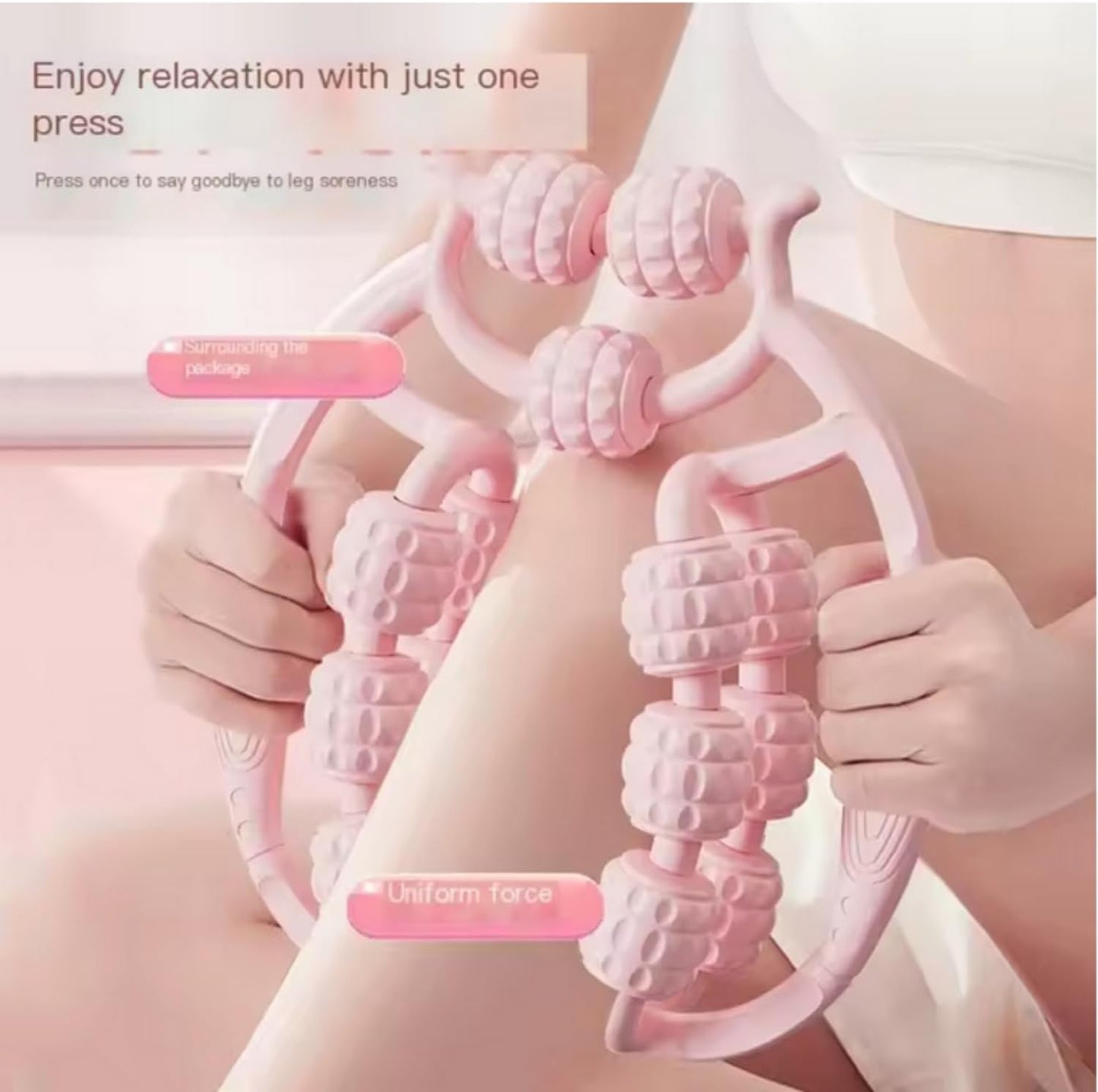 20 Wheel Circular Leg Massager for Slimming Legs