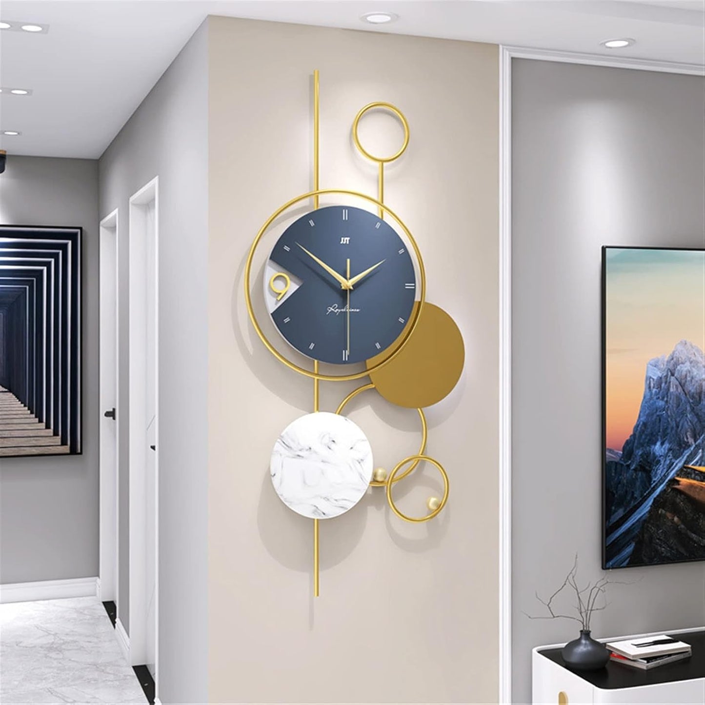 Wall Clock Decorative Clock Living Room Simple Home Dining