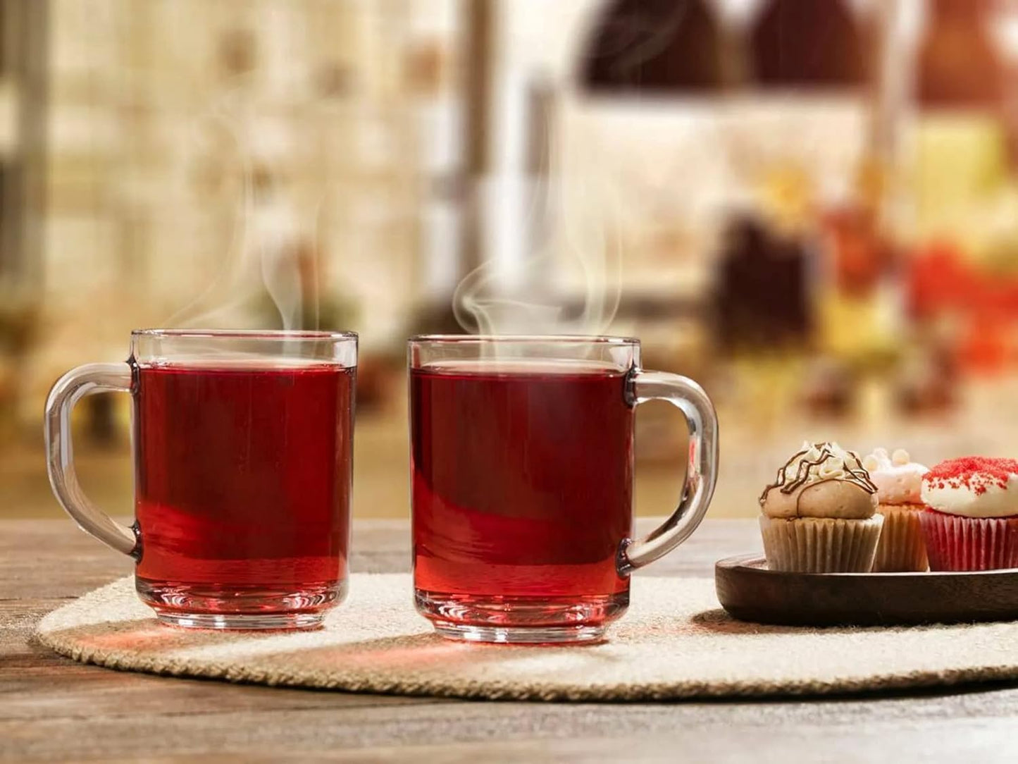 Portal Clear Glass Tea Cup - 200 ml - 6 Pieces