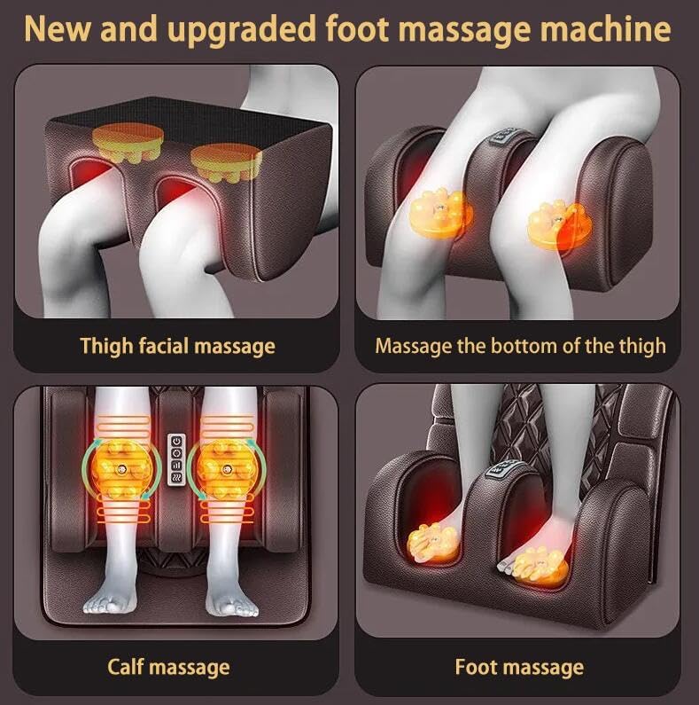 Full Body Massage Mat with Heat Massage Chair pad, Neck Foot Massager , shiatsu