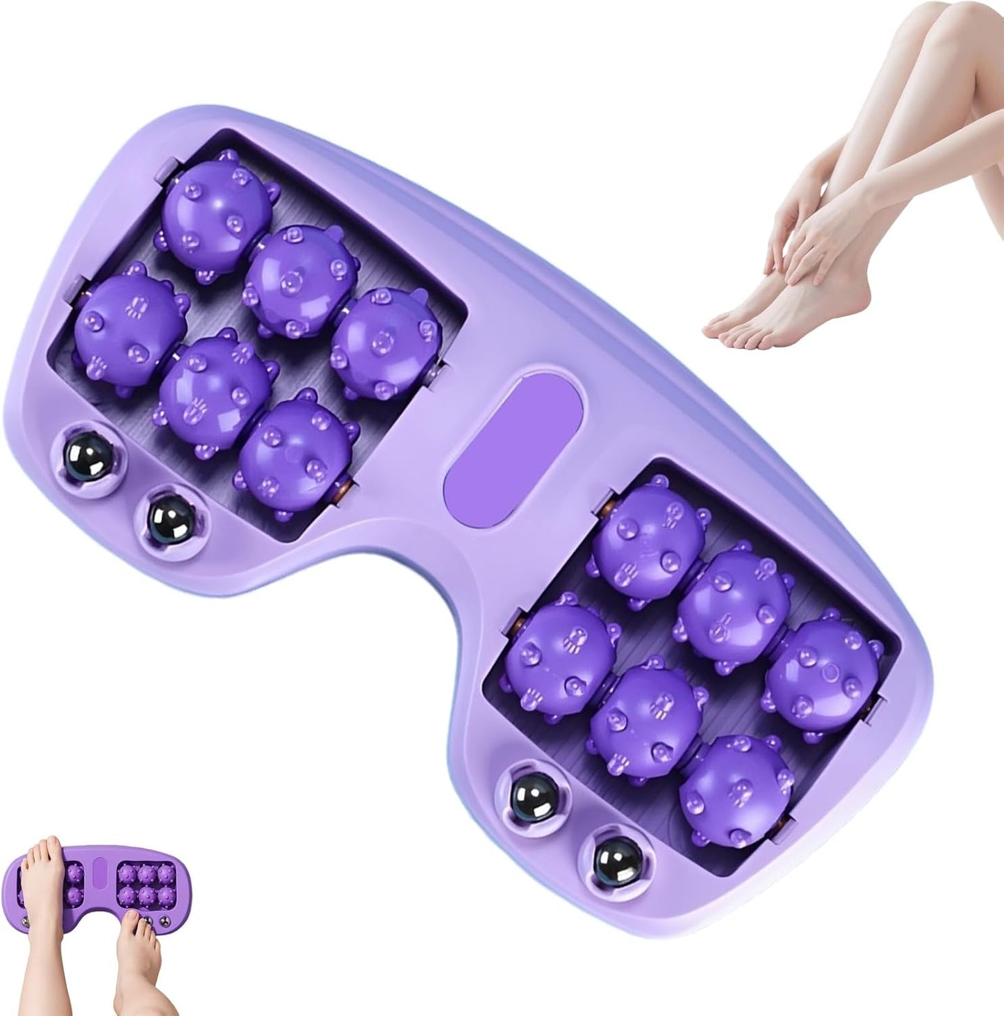 Double Roller feet Massager, Relieve Pain