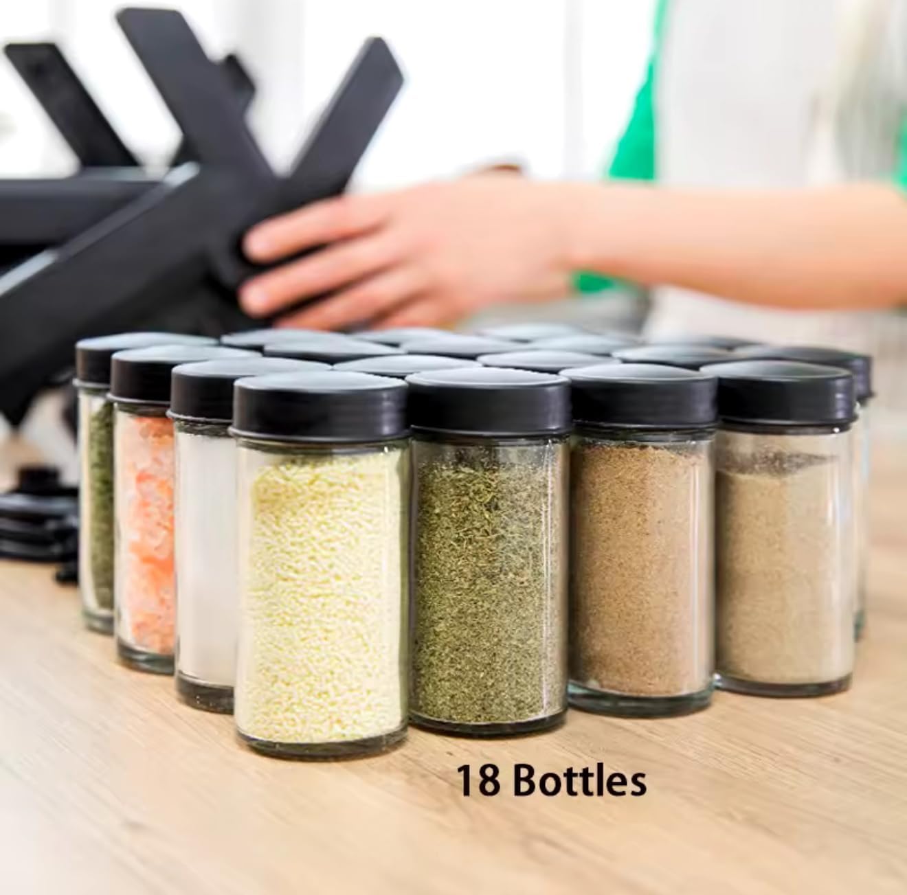 Ferris Wheel Spice Rack 18 spice carousel jars