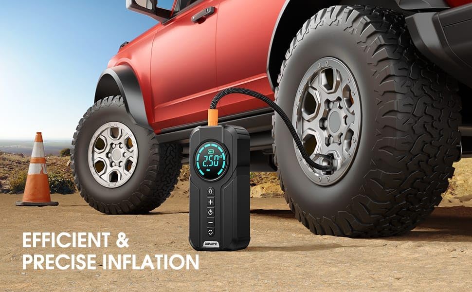 Portable car jump start with Air pump