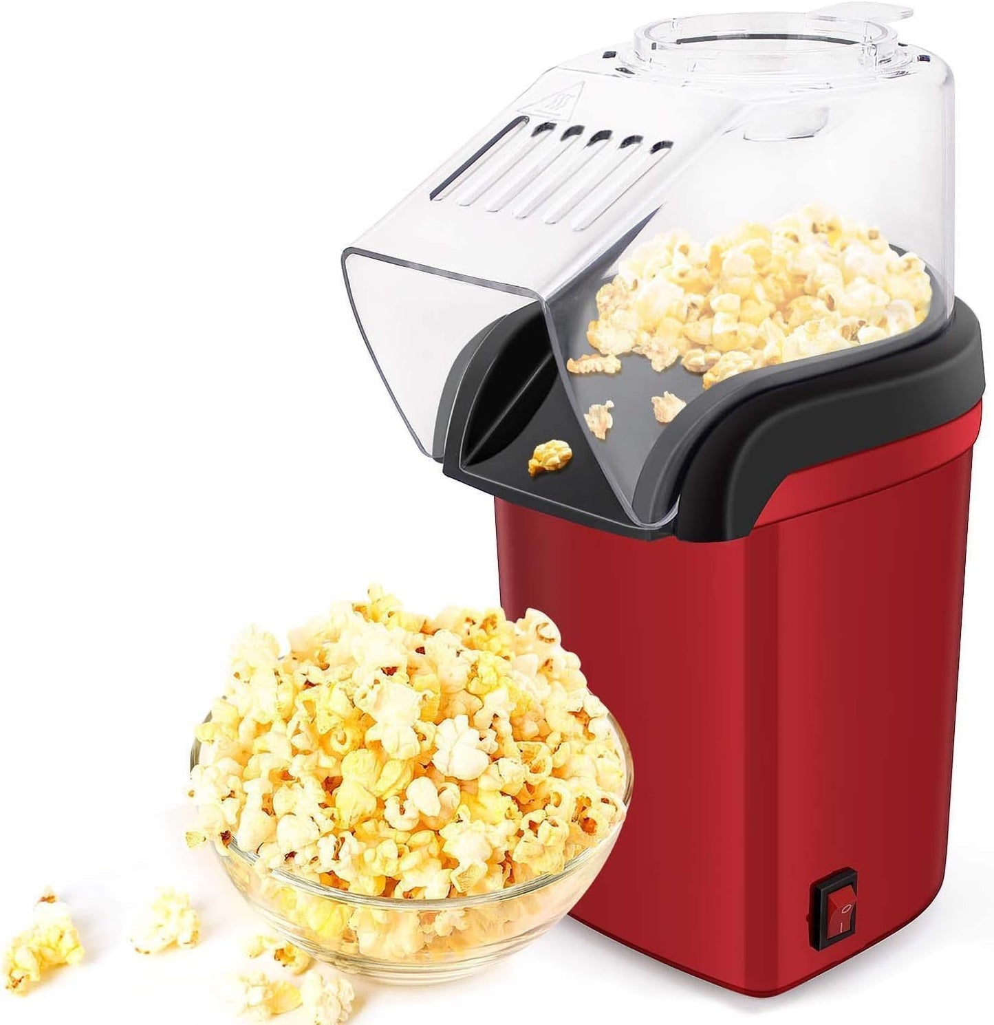 Hot Air Popcorn Popper no Oil , Healthy and Delicious Popcorn in just Minutes