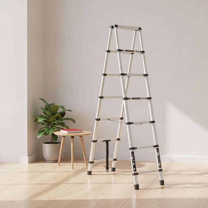 Ladder Aluminum Folding Ladder Telescopic Stepladder