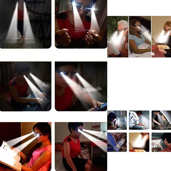 Relaxing LED Light Reading Glasses