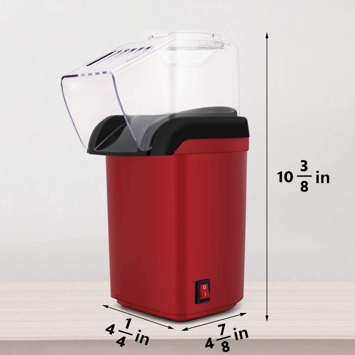 Hot Air Popcorn Popper no Oil , Healthy and Delicious Popcorn in just Minutes