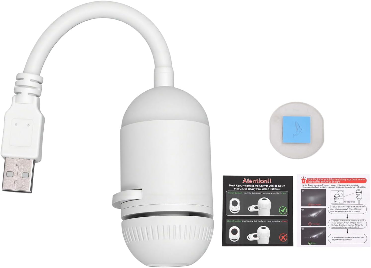 Hd Smart Dynamic 5D Holographic Night Light Projector