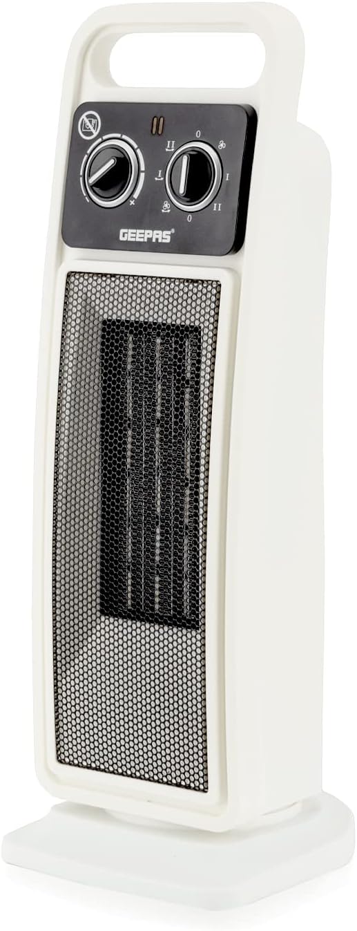 Geepas Ceramic Heater, Portable Electric Space Heater