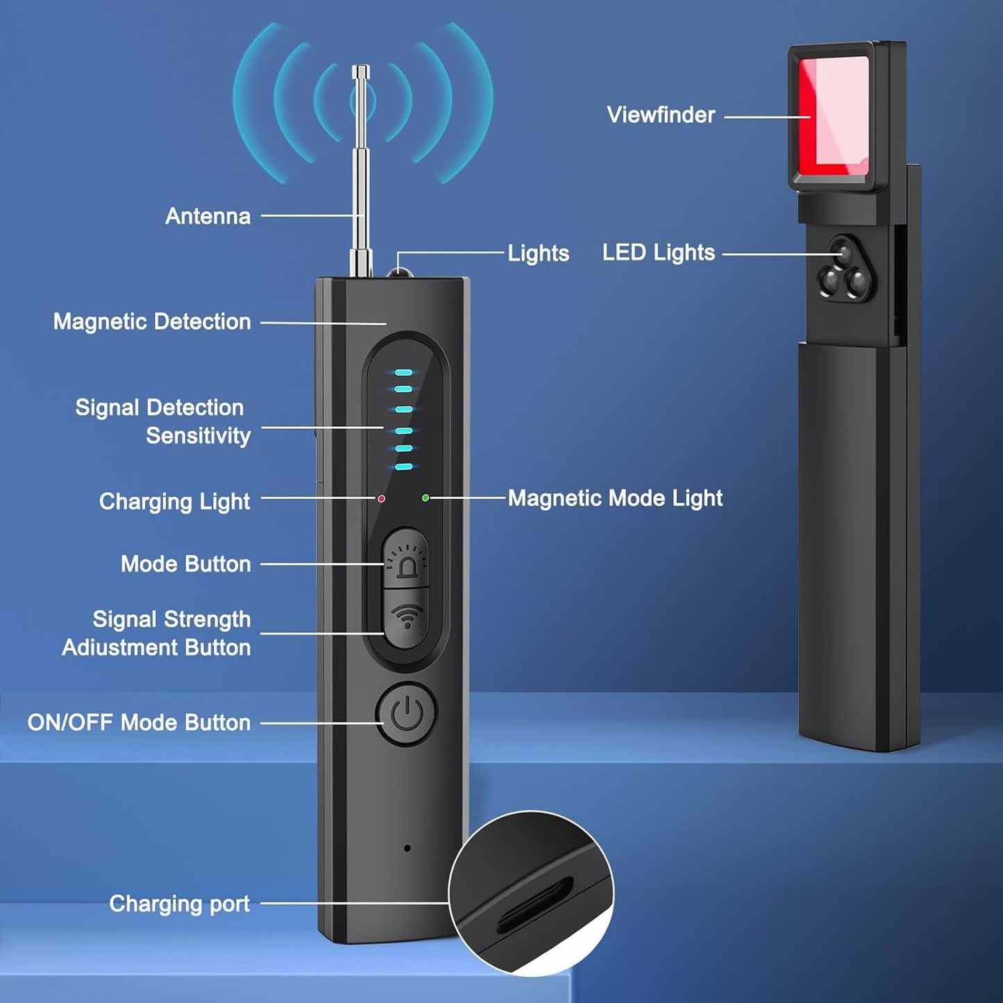 Camera Detector, Spy Camera Detector, Rf Wireless Signal Scanner