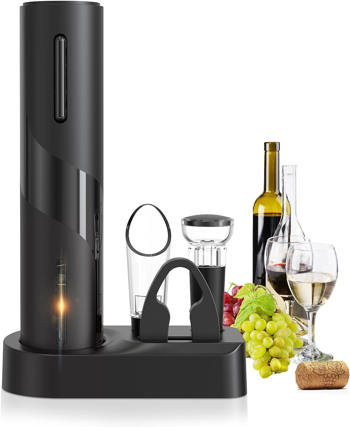 Electric Wine Opener Set, Automatic Corkscrew Opener Kit, Battery Operated