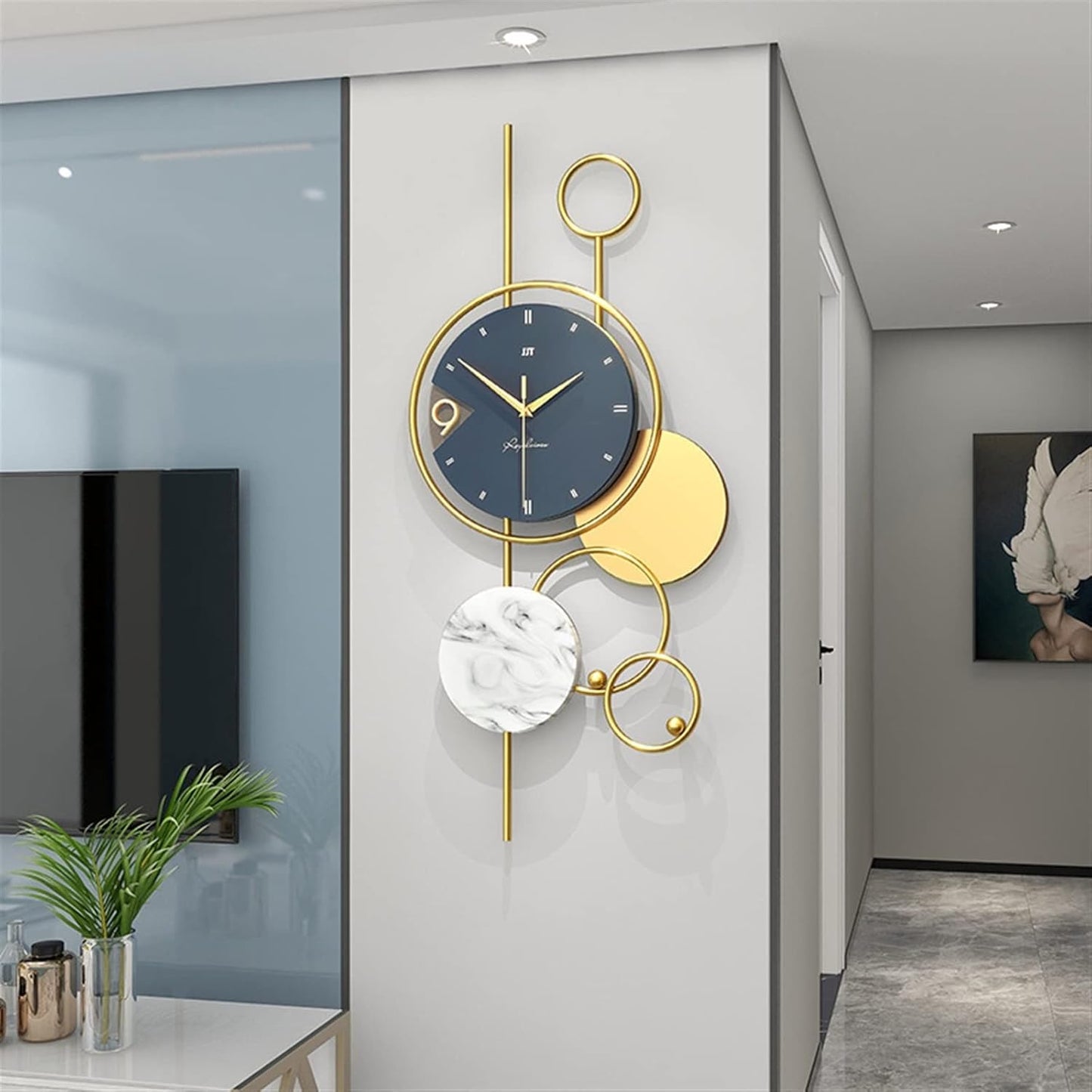 Wall Clock Decorative Clock Living Room Simple Home Dining