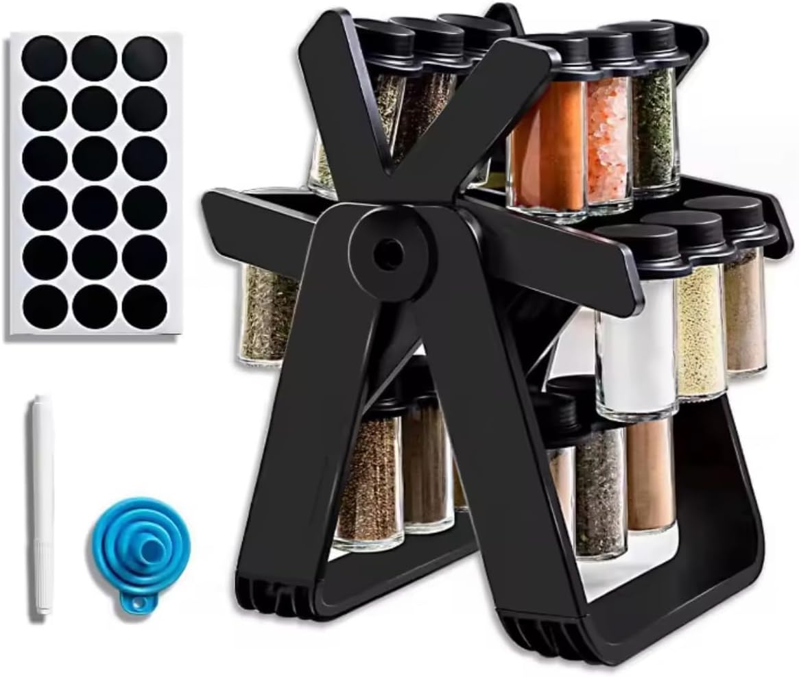Ferris Wheel Spice Rack 18 spice carousel jars