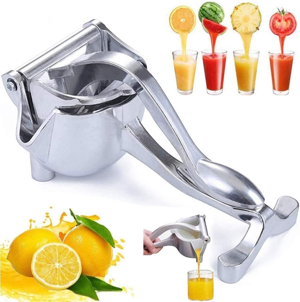 Premium Stainless Steel Manual Juicer – Effortless Squeeze, Maximum Juice!