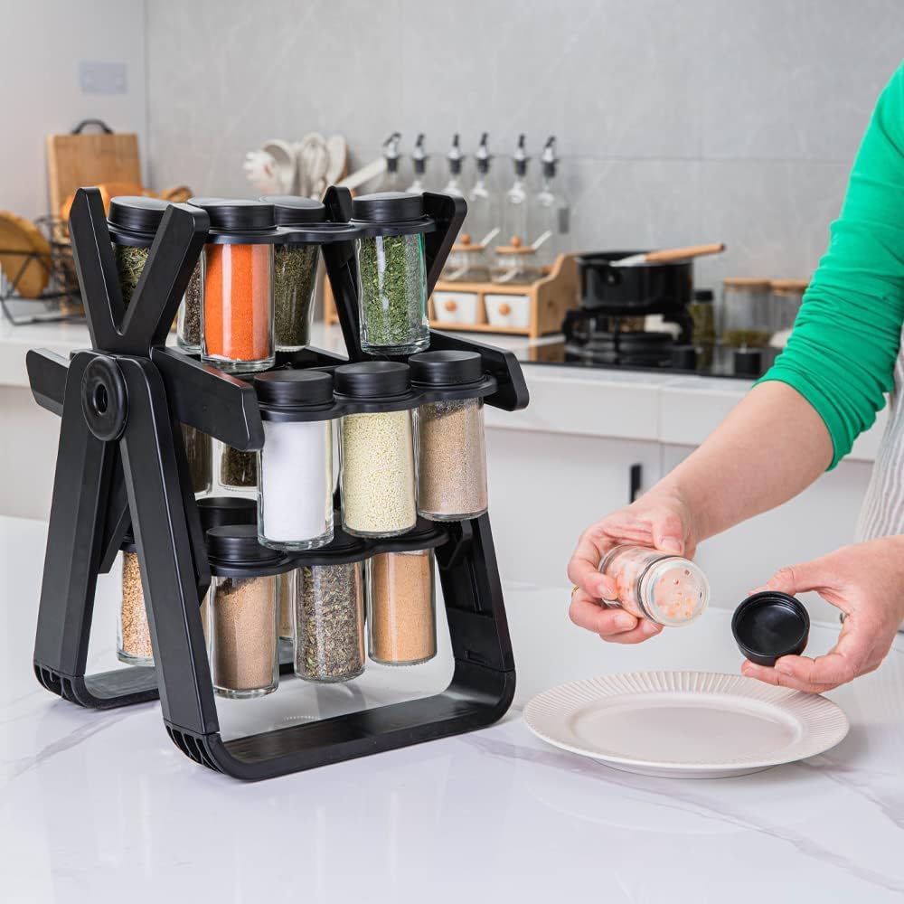 Ferris Wheel Spice Rack 18 spice carousel jars