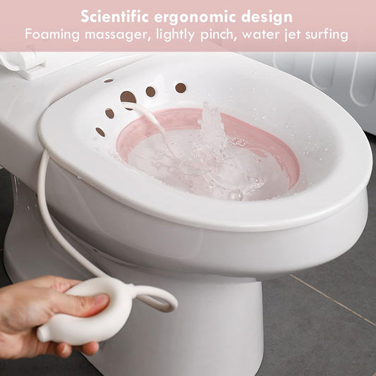 Foldable Sitz Bath For Toilet Seat,health self treatness