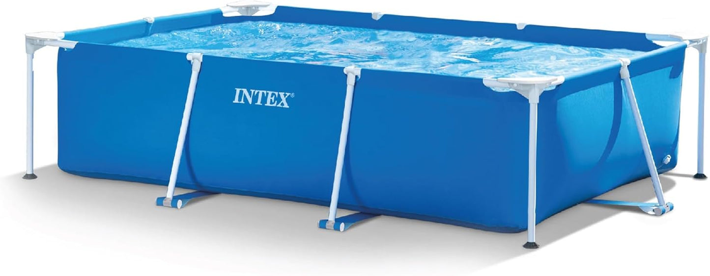 Intex Metal Frame Pool Rectangular 3 Mt X 2 Mt 28272, Blue, 3 X 2 X 0,75 M