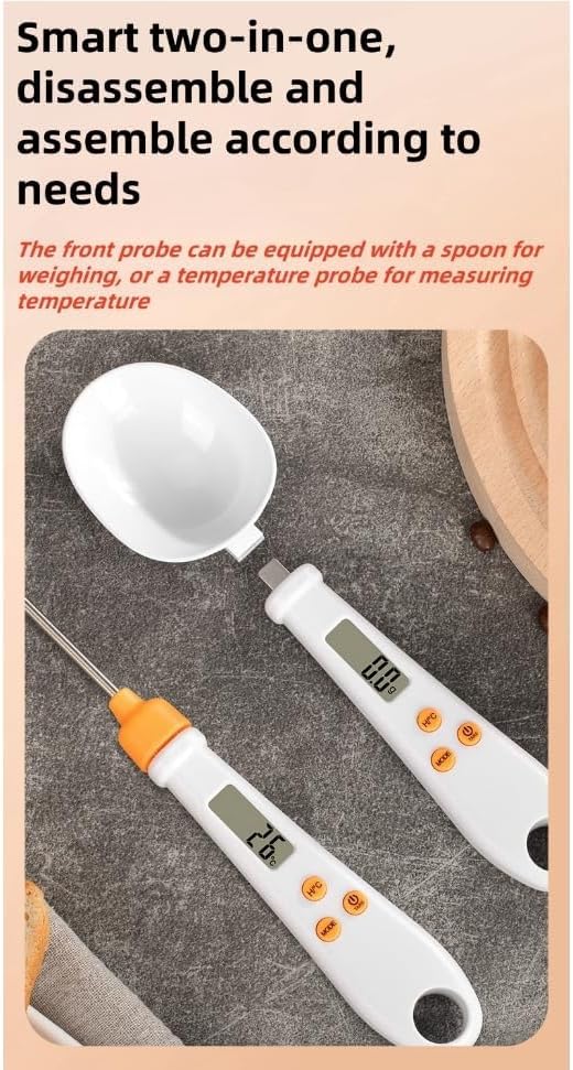 2 In 1 Electronic Measuring Spoon/Thermometer Kitchen Gadgets