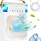 Portable Air Conditioner, Cooling Fan (20cm x 9cm x 26cm) with Ice Tray and 5 Mist, 7 Night Light, 8H Timer