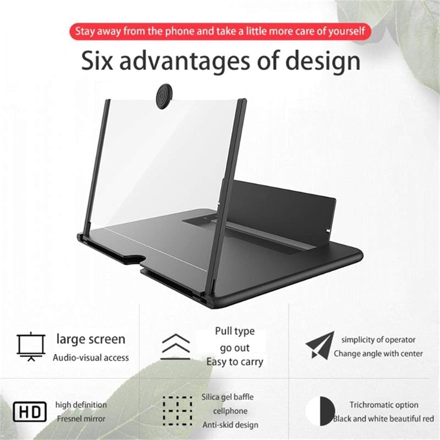 3D HD Phone Screen Enlarger & Stand – Screen Magnifier