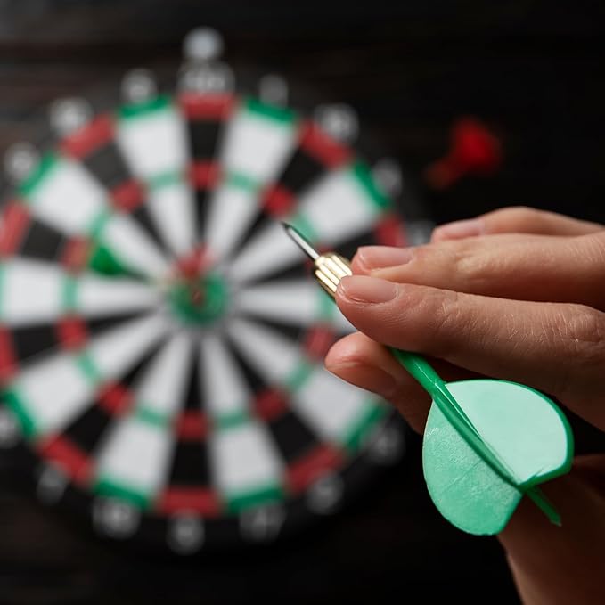 Dartboard Double-Sided Target Board for Adults and Children
