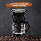 Coffee Maker, 1.5L Removable Filter Coffee Machine, | High Temperature Glass Carafe