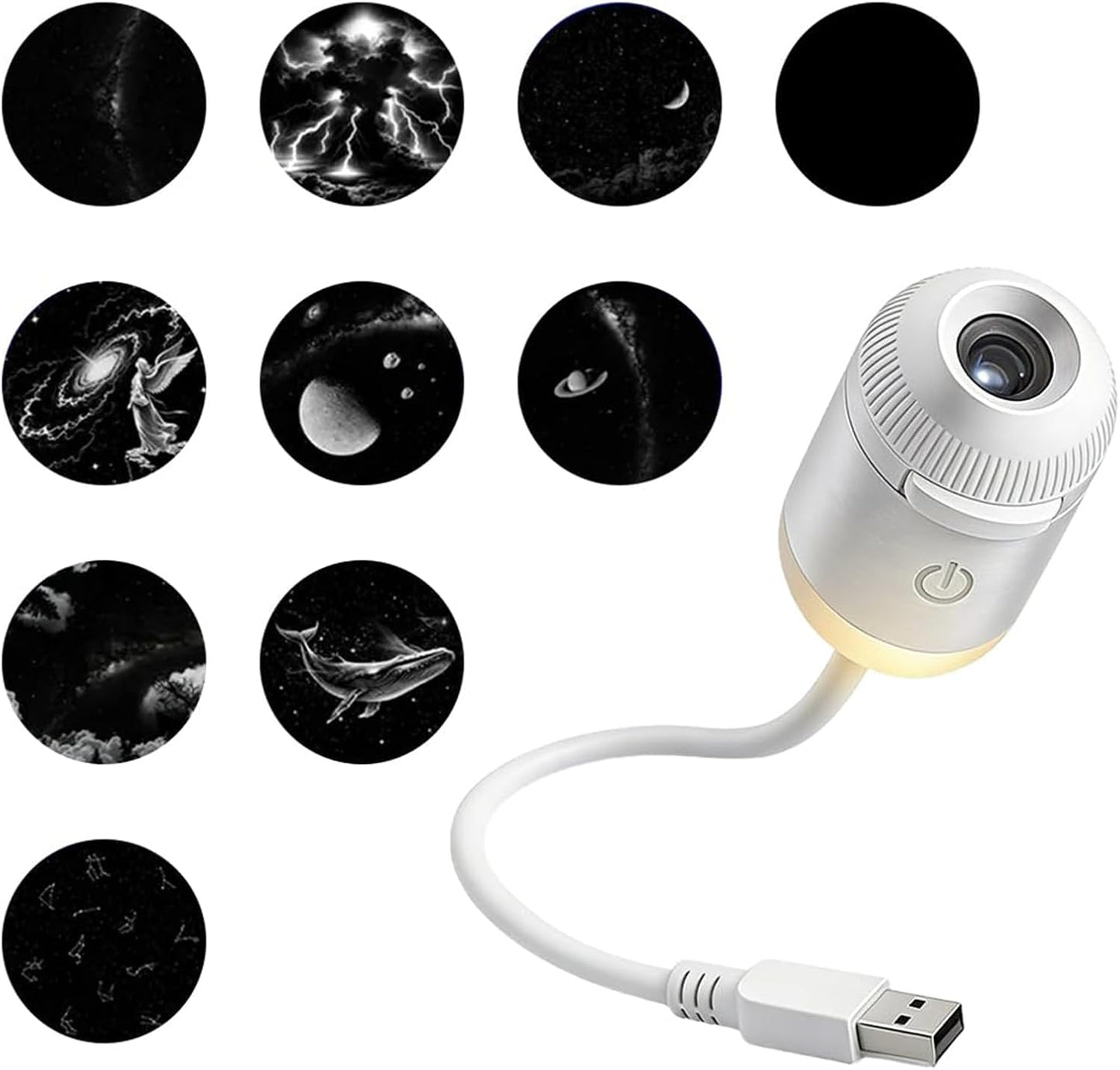 Hd Smart Dynamic 5D Holographic Night Light Projector