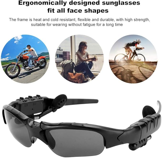🕶️ Wireless Bluetooth Sunglasses with Mic + Music Listening 🎧