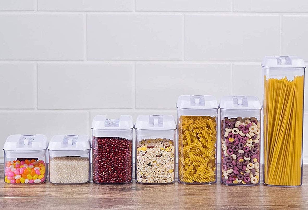 Airtight 7 pcs Food Storage Containers unbreakable