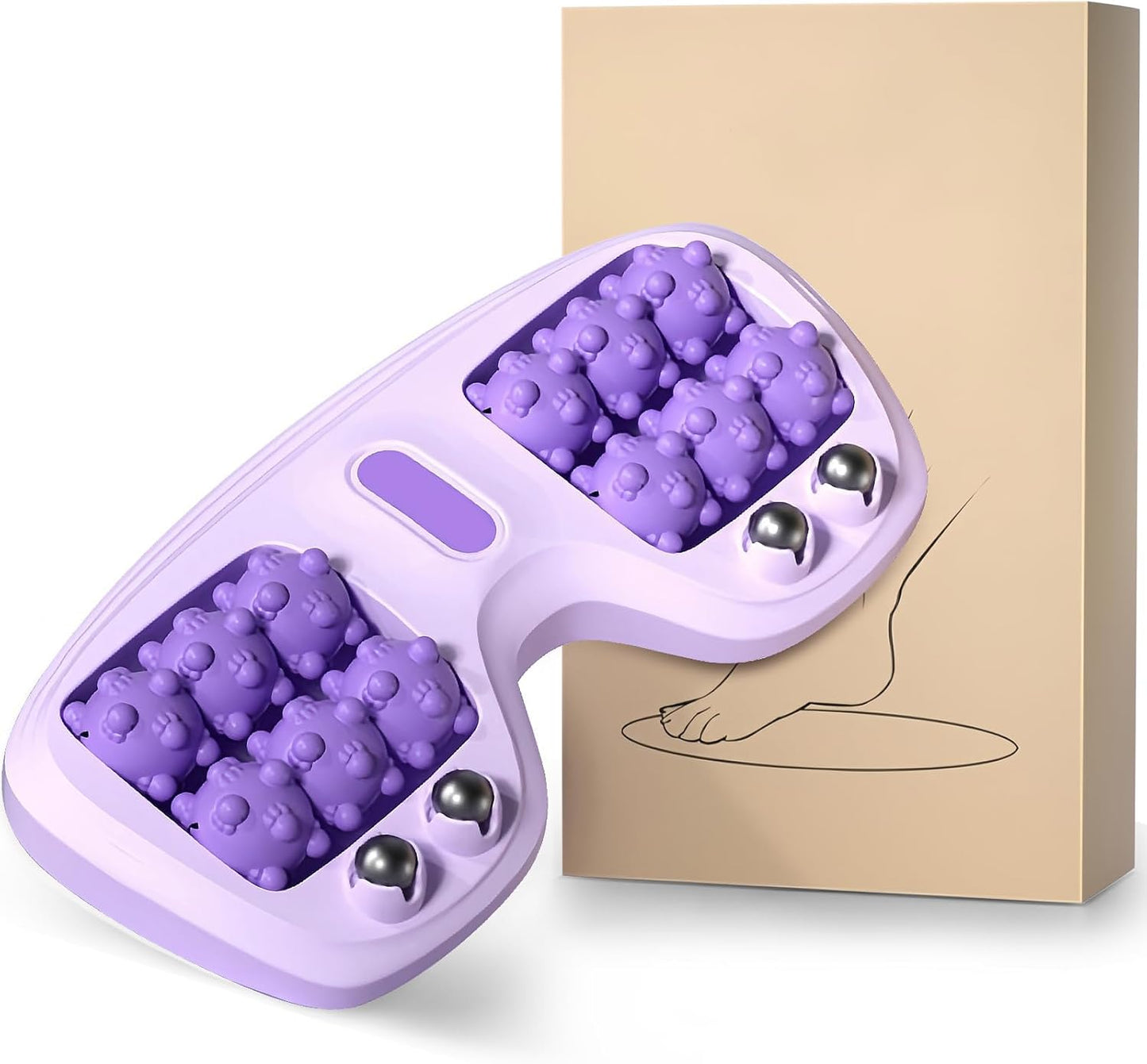 Double Roller feet Massager, Relieve Pain