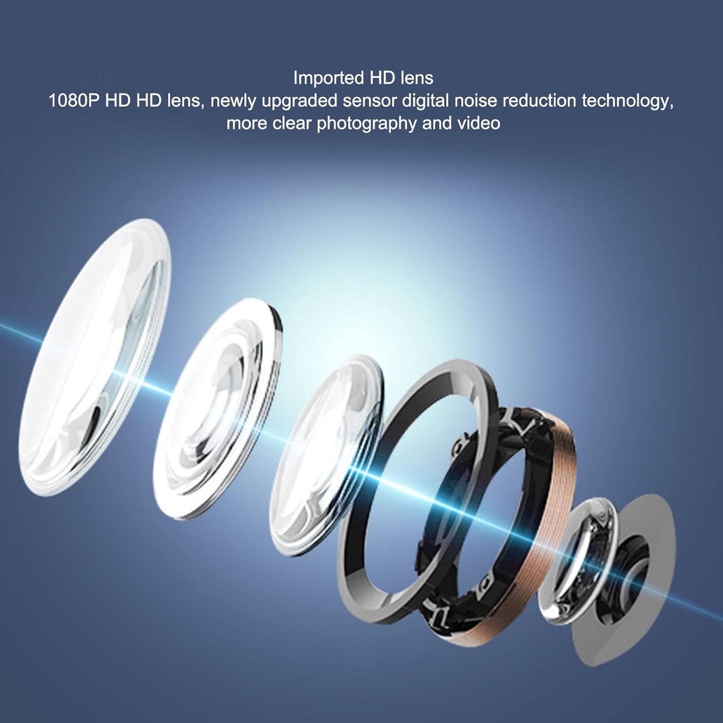 Mini WiFi Hidden Cameras,Wireless Spy Cameras with Video Live Feed / baby Nanny cam