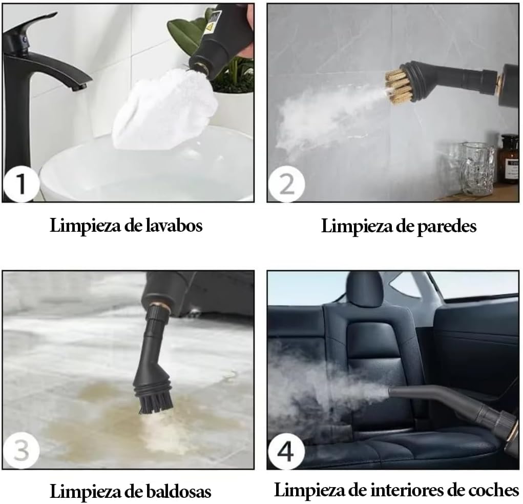Portable High Temperature and Pressure Steam Cleaners + Free lighter