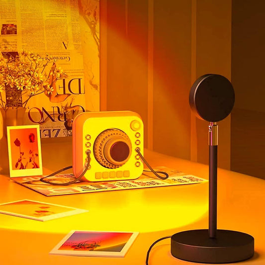 Wisfunlly Sunset Lamp Projector, Multicolor Changing LED ,Photo essency background