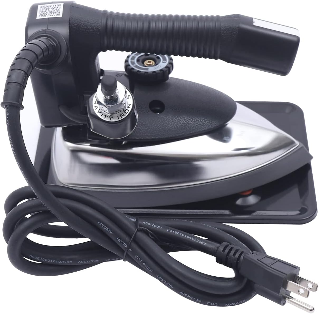 Professional Steam Iron, 110V 1200W Industrial Electric Steam Iron Gravity Feed Iron