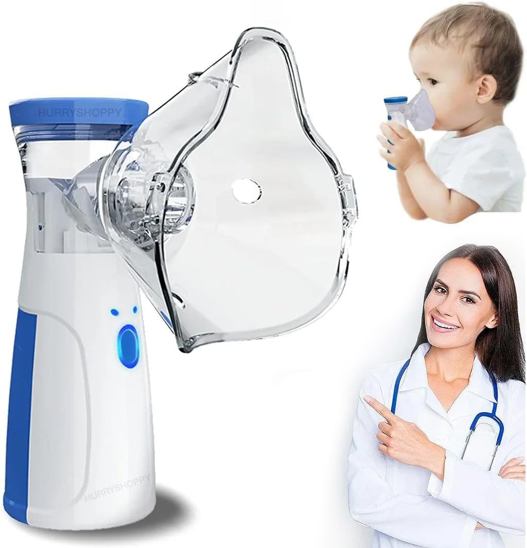 Portable Mesh Nebulizer for Respiratory Care, Handheld Ultrasonic Inhaler