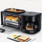 Hoffmans Home Breakfast machine maker coffee , oven , grill  multifunctional 3-In-1 Family Size Electric Breakfast Station