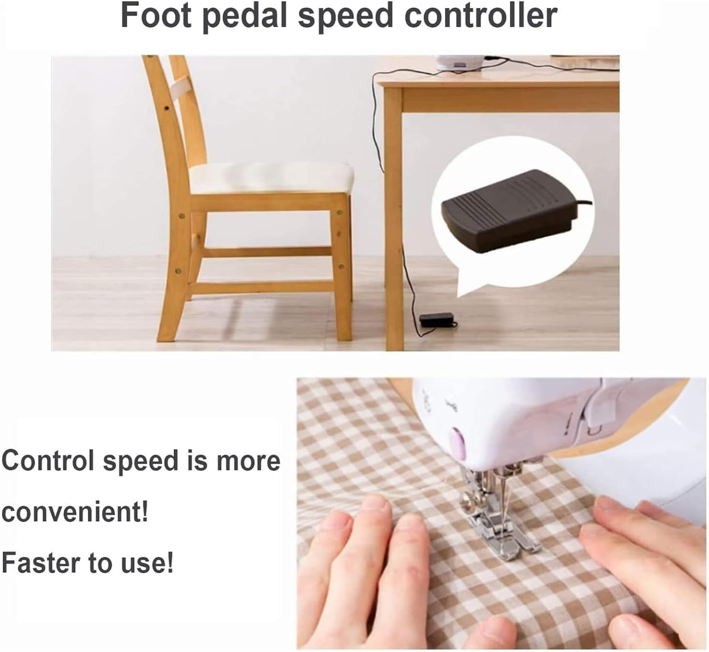 Automatic Electric sewing machine both electric and battery powered for home and leisure art work