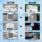 Portable Air Conditioner, Cooling Fan (20cm x 9cm x 26cm) with Ice Tray and 5 Mist, 7 Night Light, 8H Timer