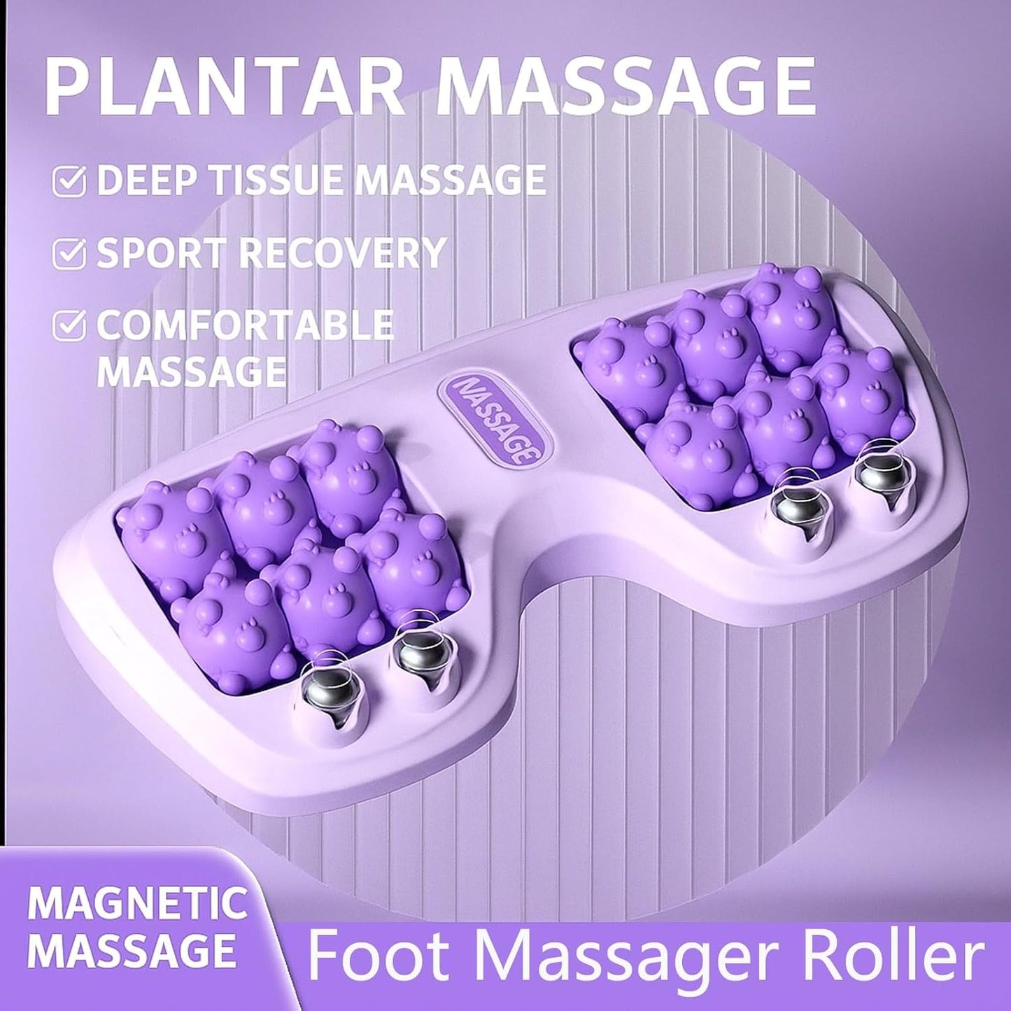 Double Roller feet Massager, Relieve Pain