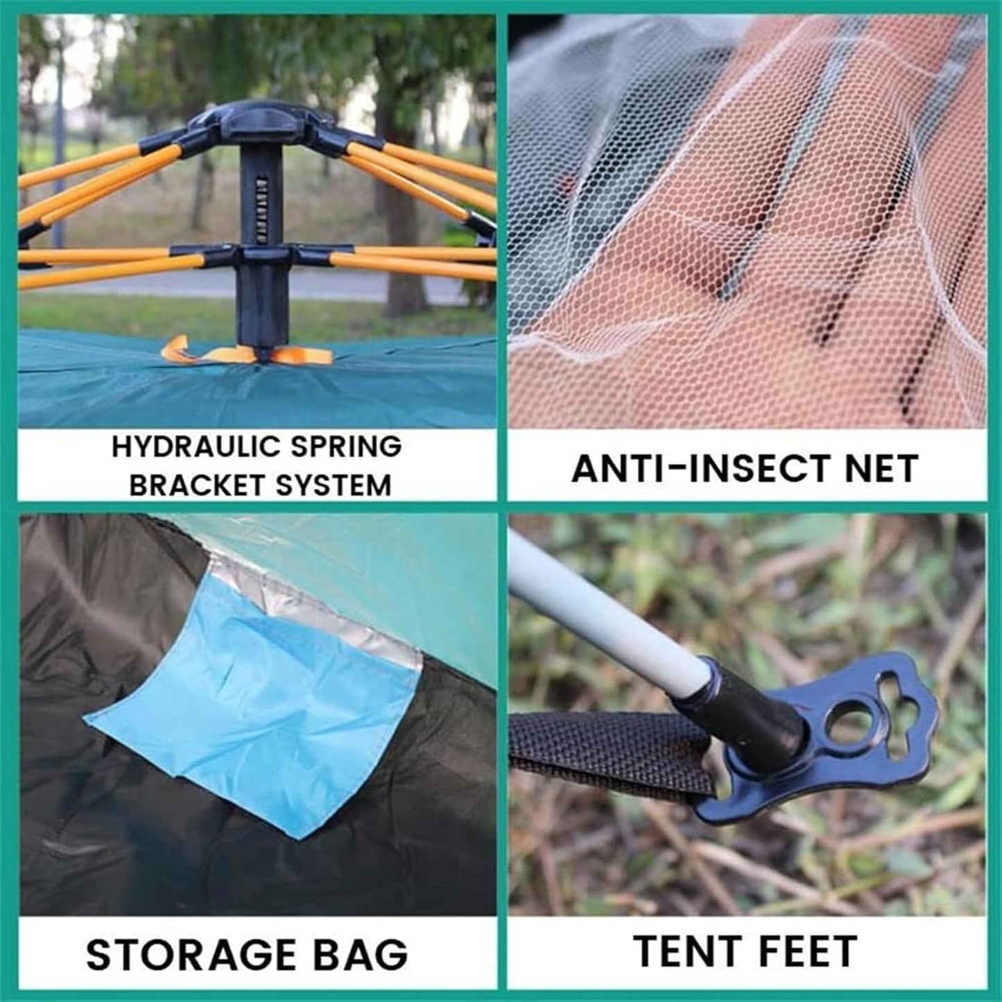 Lightweight Camping Tent 4-6 Person color varies, Great for Outdoor Camping Hiking