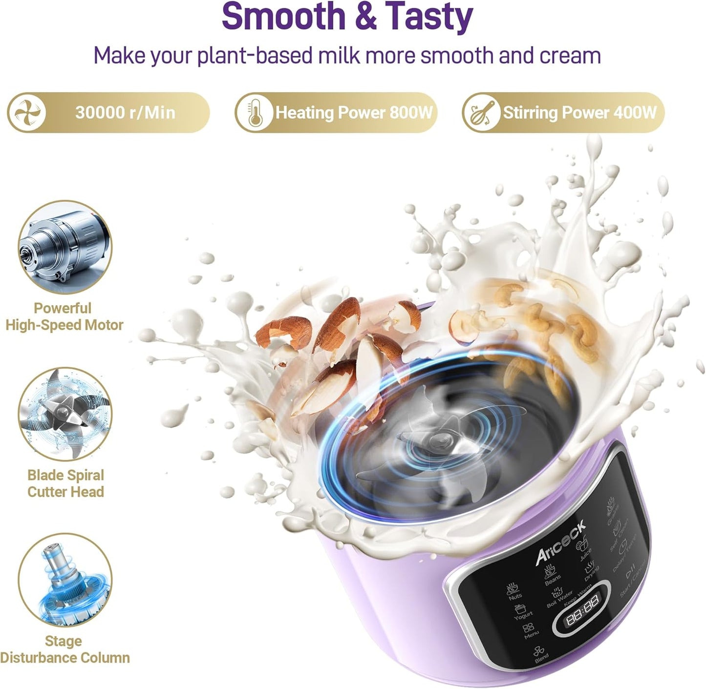 Milk Maker SK-03068 – Automatic Soy & Nut Milk Machine