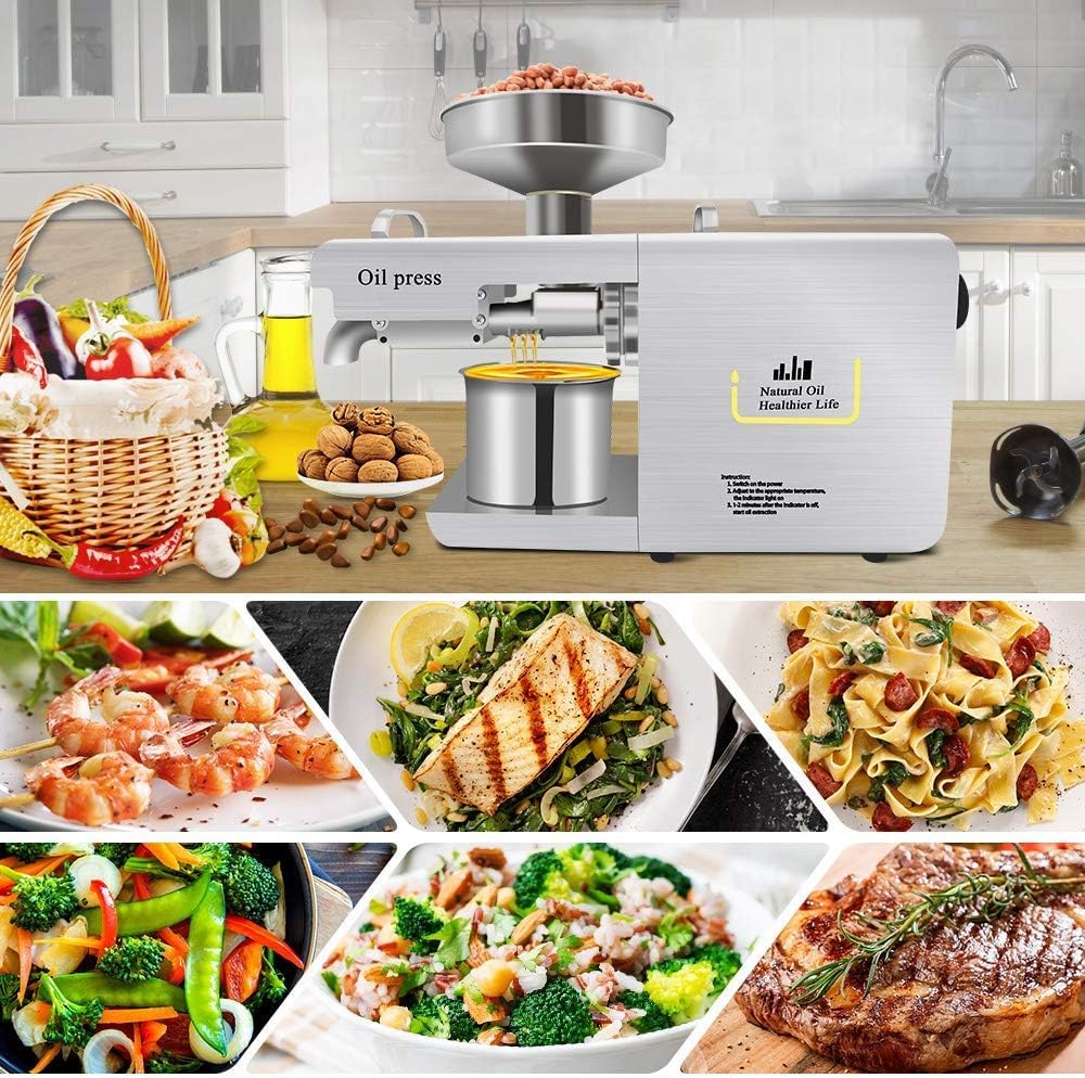 Electric Family/Commercial Healthy Extractor Oil Press Machine