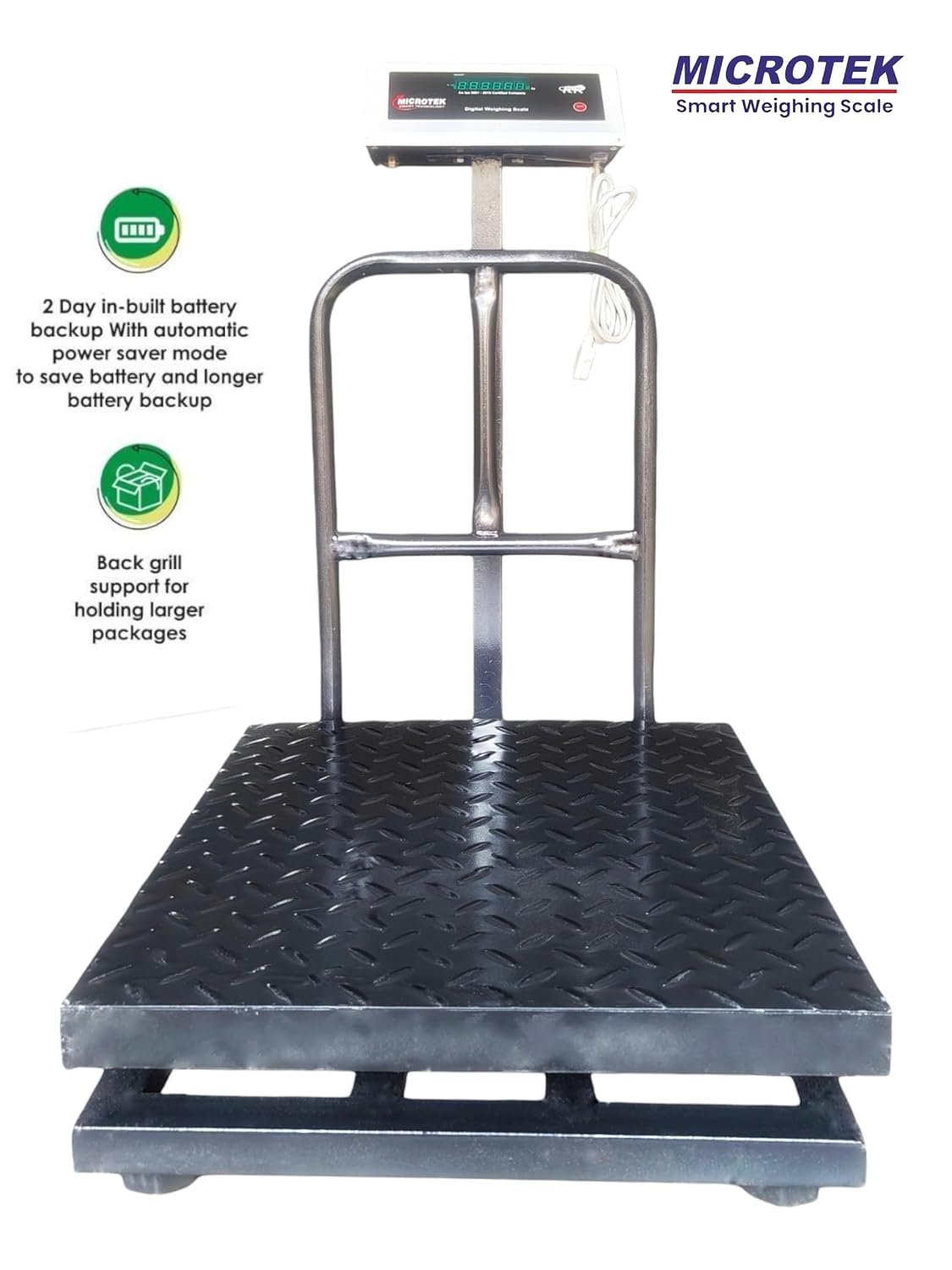 Smart Electronic Weighing Scale, 300kg Capacity, 20gm Accuracy