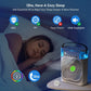 Portable Air Conditioner, Cooling Fan (20cm x 9cm x 26cm) with Ice Tray and 5 Mist, 7 Night Light, 8H Timer